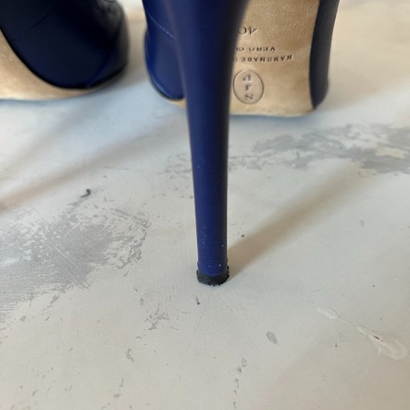 SJP by Sarah Jessica Parker T Strap Heel - Purple Leather 9.5 - Picture 11 of 15